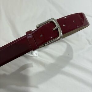 Steve Madden Burgundy Belt